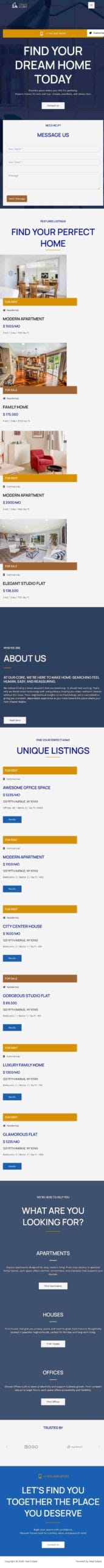 Luxury Real Estate Web Design Case Study by SORIOX"