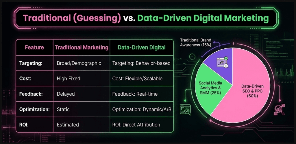 Traditional Marketing vs Digital Marketing