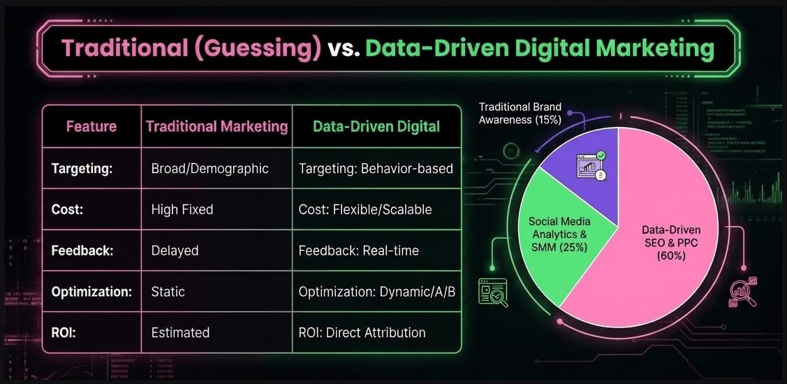 Traditional Marketing vs Digital Marketing