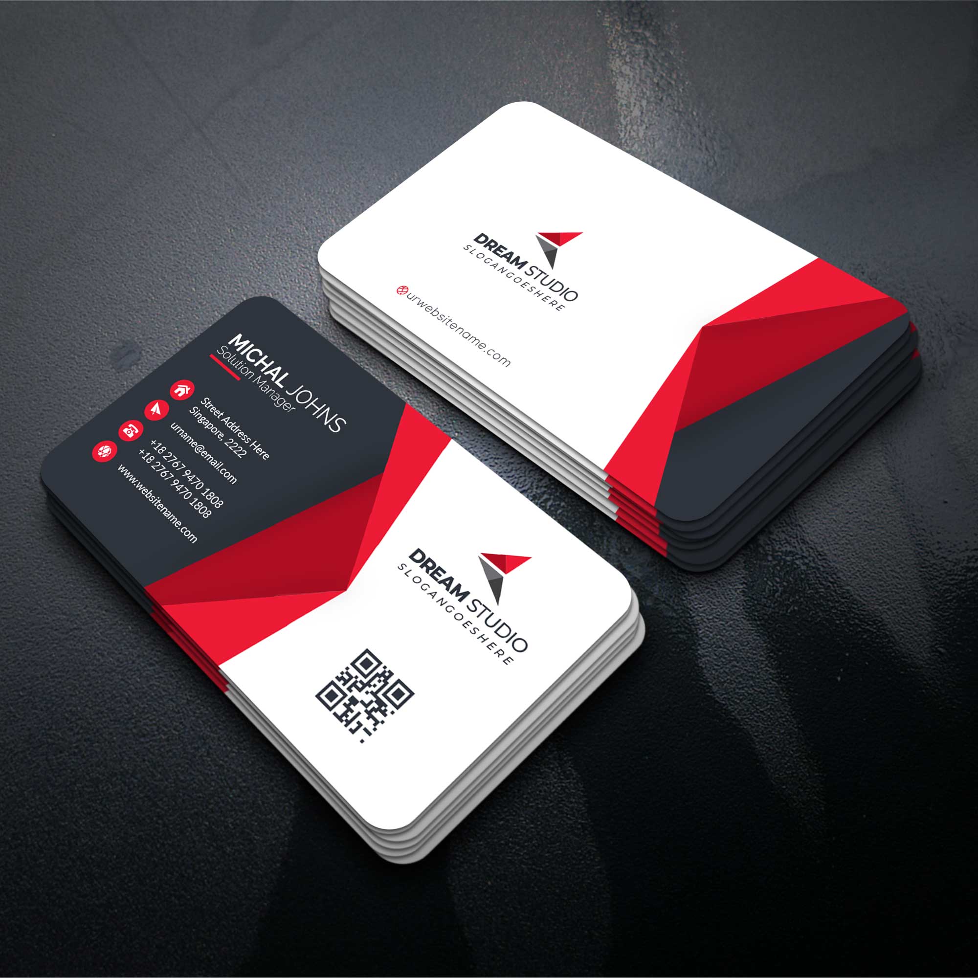 Business Cards/Visiting Cards designed by Soriox