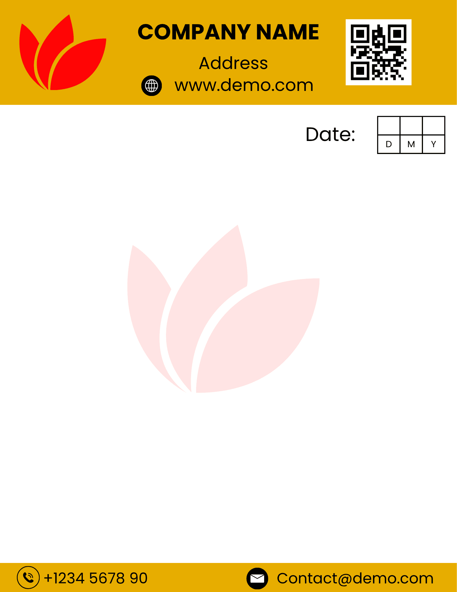 Letterhead designed by Soriox