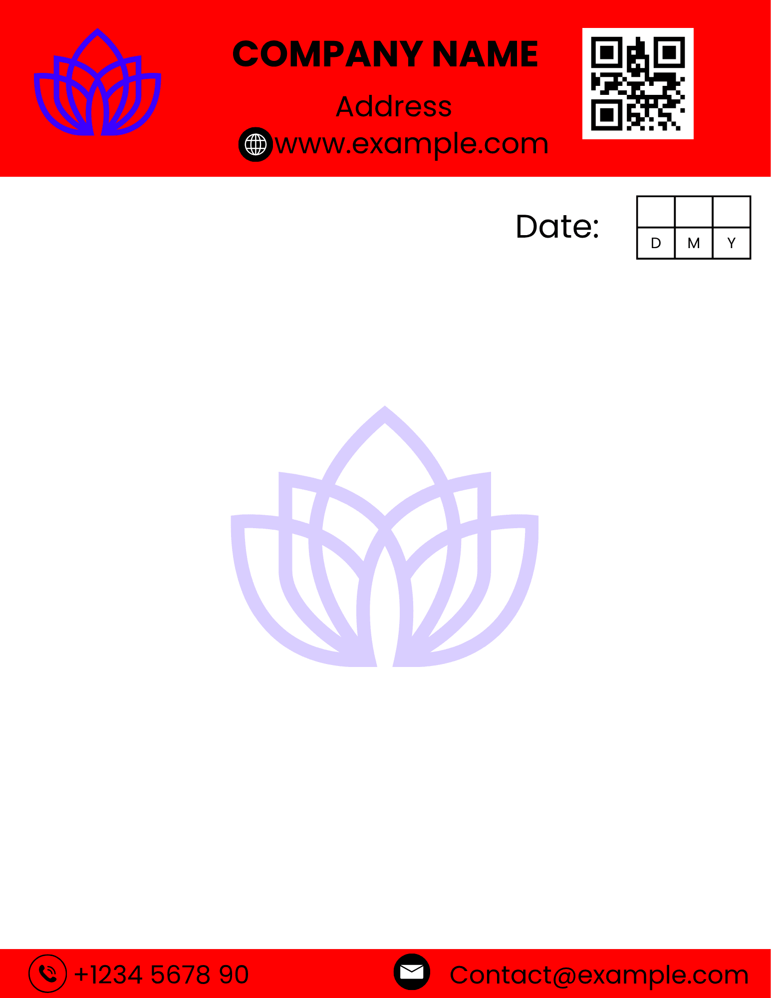 Letterhead designed by Soriox