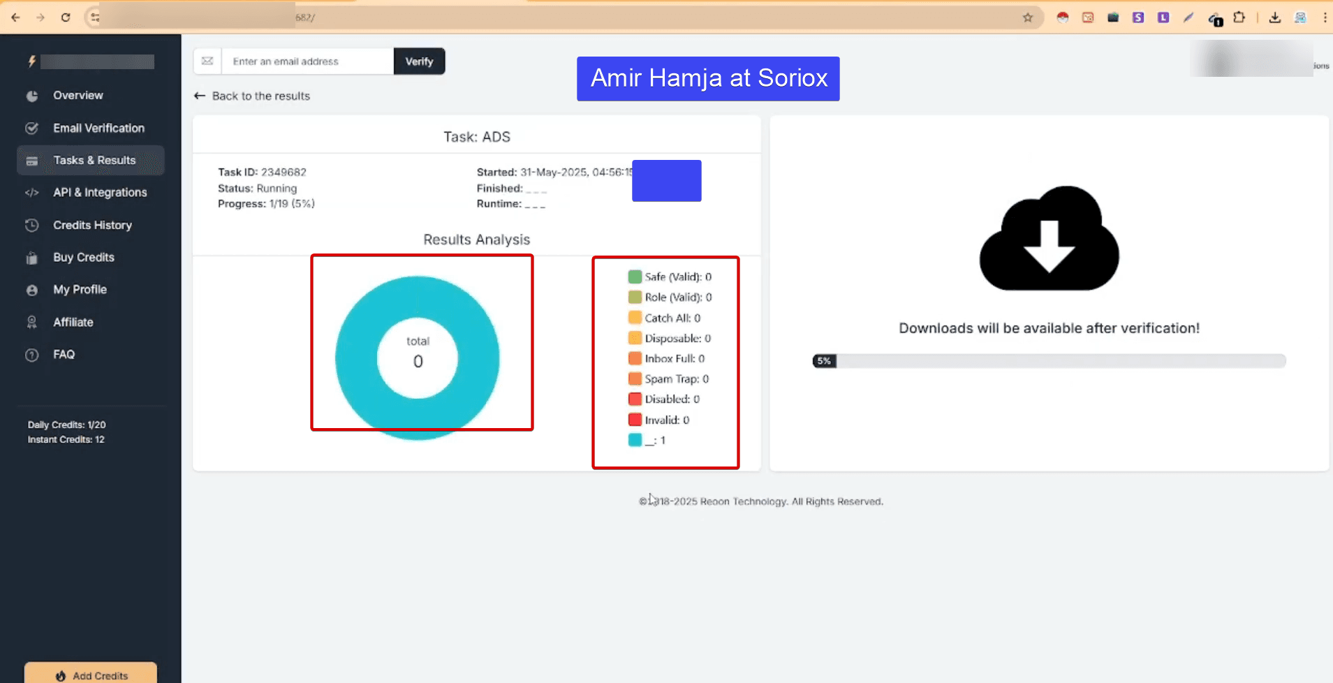 Lead Generation P5, Email verifier