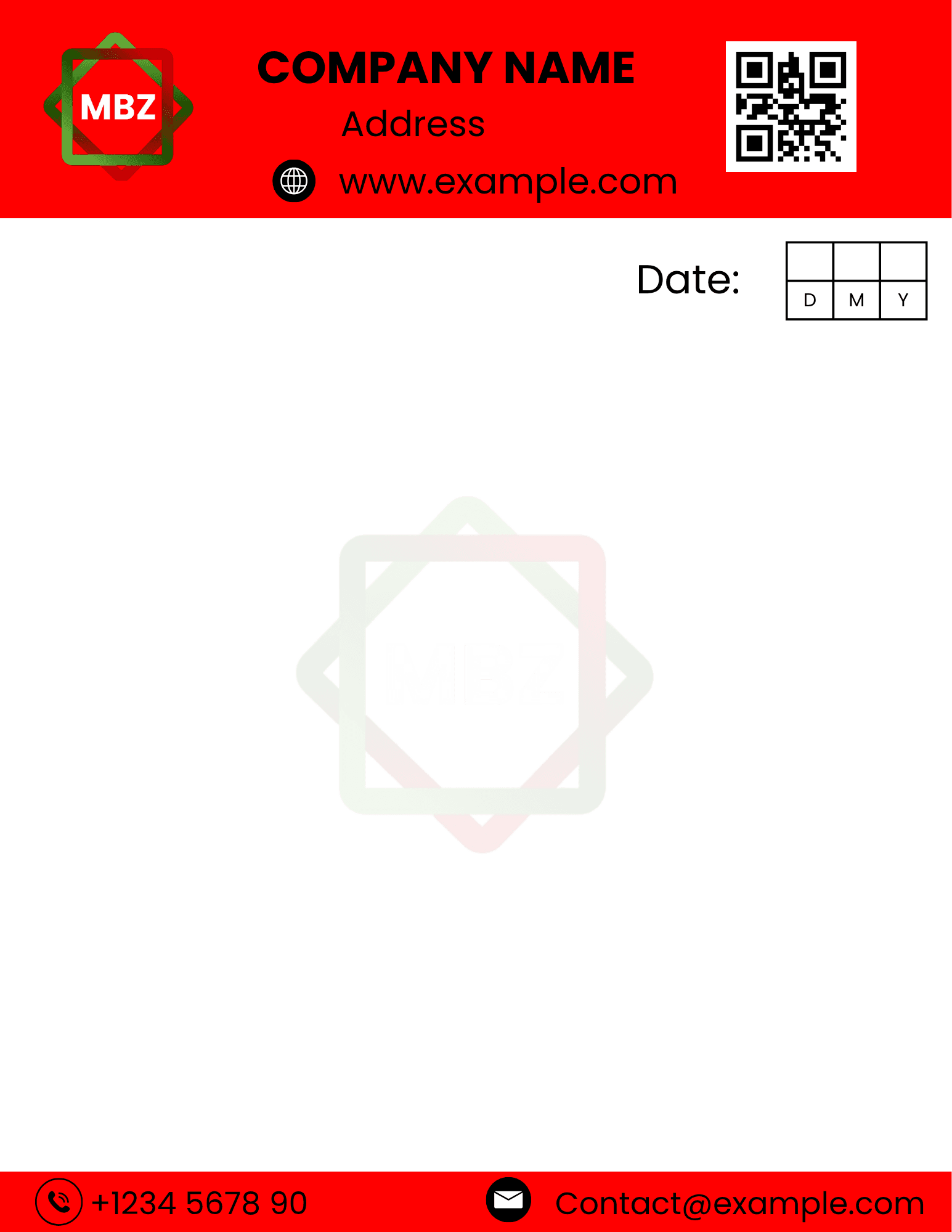 Letterhead designed by Soriox