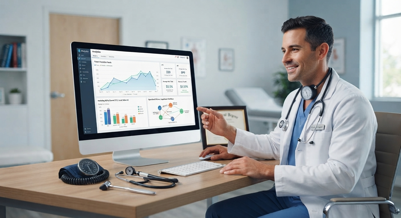a US medical doctor with medical analytics / web analytics