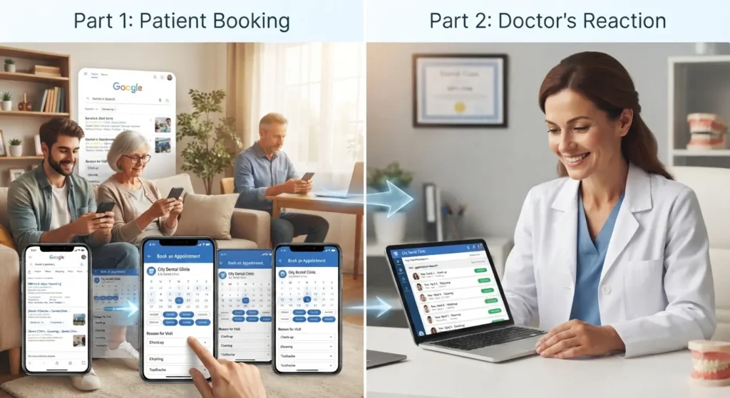 Dental website development for dentists & doctors